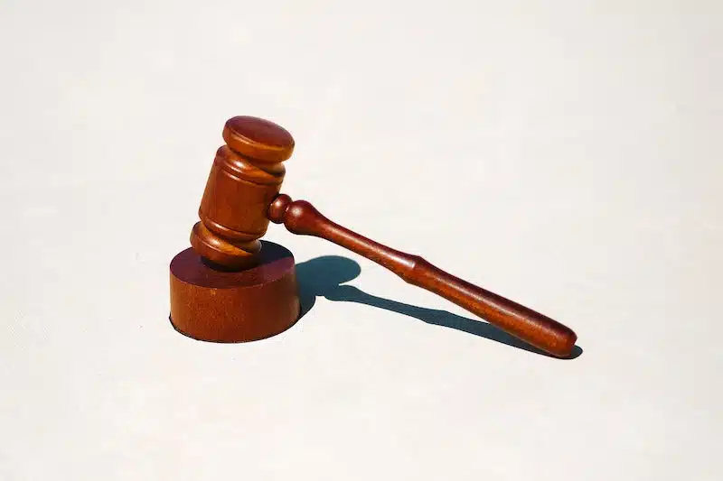 Fail to appear in court gavel